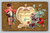 Undivided back postcard with 1 cent domestic and 2 cents foreign postage rates