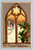 Christmas wishes postcard printed in Germany with Brooks postmark