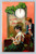 New Year greeting card with decorative text printed in Germany
