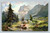 Das Wetterhorn mountain viewed from Kleine Scheidegg Switzerland postcard