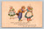 Sentimental message postcard about a jealous little girl and promise of love