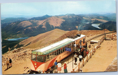 Cog Train at Summit of Pikes Peak - The Gayraj