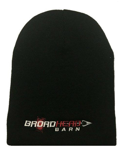 Beanie Broadhead Barn Red/White Logo 