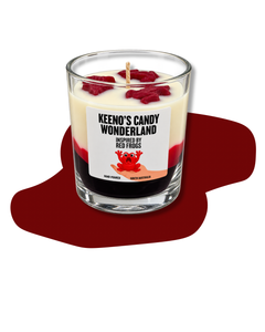 Decorative Candle - Red Frogs