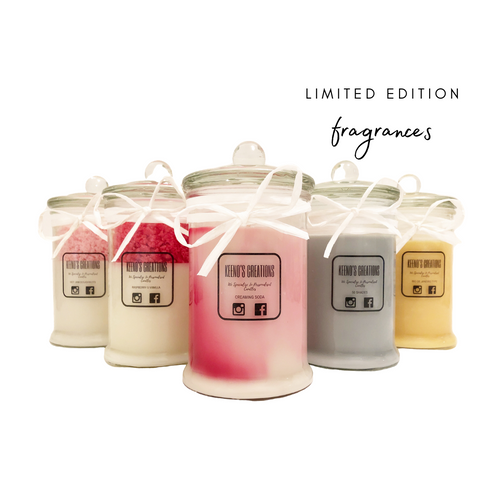 300g Soy Candle - Limited Edition Frangrances - ALMOST SOLD OUT!!