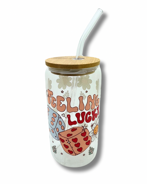 Feeling Lucky Glass Cup