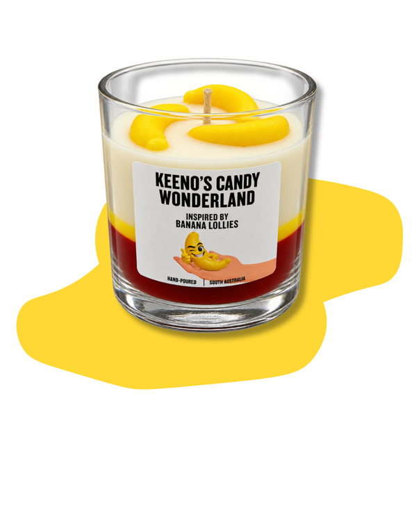 Decorative Candle - Banana Lollies