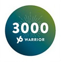 YogaSix - 3000 Warrior Challenge Sticker - Multi (Packs Of 50)