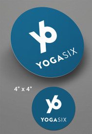 YogaSix - Car Magnet - Teal (Pack of 50)