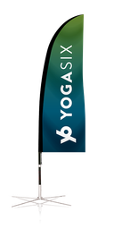 Y6 - 11' Blade Flag Mirror Image, Fabric Only (Drop Ship)