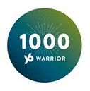 YOGASIX - 1000 WARRIOR CHALLENGE STICKER - MULTI (PACKS OF 50)
