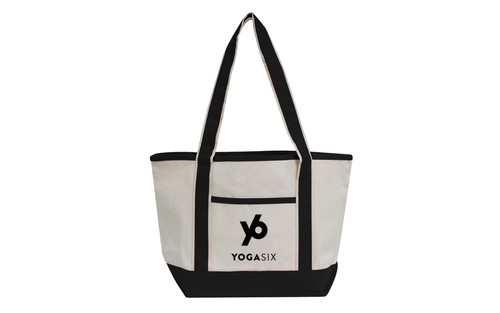 YogaSix - Cotton Canvas Y6 Bag - Canvas/Black