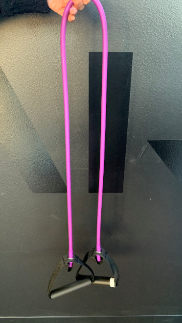MEDIUM RESISTANCE FITNESS PERFORMANCE TUBE - PURPLE