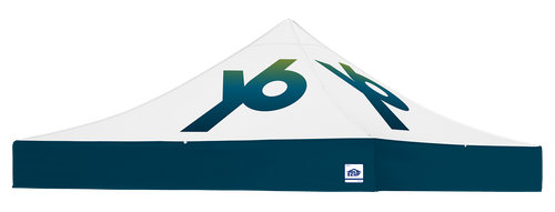 Y6 - Express Top, Full Bleed Digital Top - Blue (10' X 10') (Drop Ship)