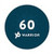 YogaSix - 60 Warrior Challenge Sticker - Blue (Packs Of 50)