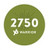 YogaSix - 2750 Warrior Challenge Sticker - Green (Packs Of 50)