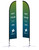 Feather Flag - Double Sided Print- Sold As A Set