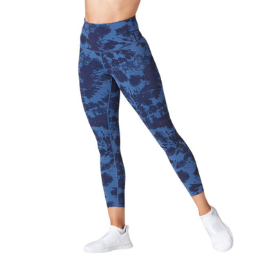 TAVI - HIGH WAISTED 7/8 TIGHT - DEEPWATER TIE DYE - YogaSIX