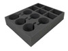 (Space Marine) 6 Primaris Firestrike Servo-Turret 6 Invader ATV Foam Tray (BFL-2.5)