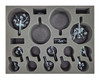 (Astra Militarum) 4 Field Ordnance Battery 10 New Heavy Weapons Foam Tray (BFL-2)