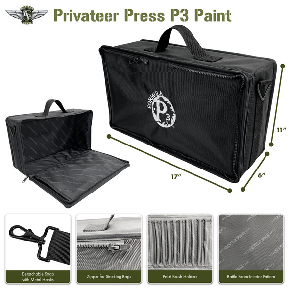 (P3) Privateer Press P3 Paint Bag Standard Load Out