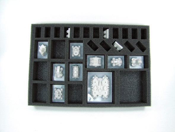 Dystopian Wars Armoured Battle Group Foam Tray (BFS)