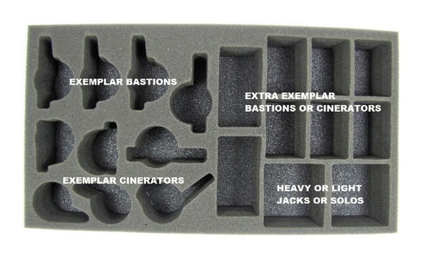 Protectorate of Menoth Bastions and Cinerators Foam Tray (PP-2)