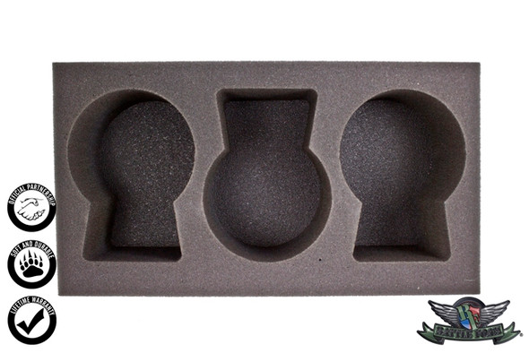 (Warrior Nation) 3 Great Elk Foam Tray (WWX-4)