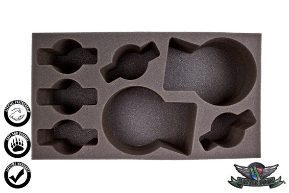 (Warrior Nation) 2 Great Elk 5 Energy Beast Foam Tray (WWX-4)