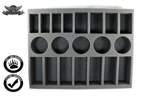 Warlord Vehicle and Support Foam Tray (BFL-2) Warlord Vehicle and Support Foam Tray (BFL-2)