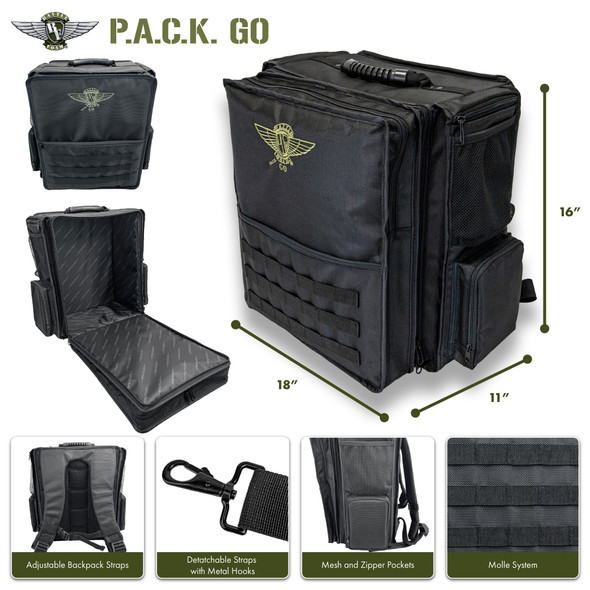 (Go) P.A.C.K. Go 2.0 Vertical Pluck Foam Load Out (Black)