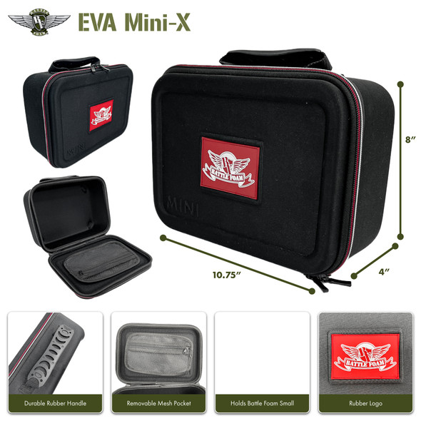 (Mini) EVA Mini-X Necromunda Troop and Pluck Foam Load Out (Black)