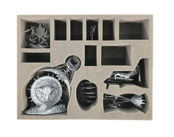 Age of Sigmar Endless Spells Hedonites of Slaanesh with Fane of Slaanesh Foam Tray (BFL-3)