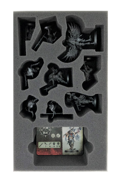 Warcry Corvus Cabal Foam Tray (BFB.5-2) Warcry Corvus Cabal Foam Tray (BFB.5-2)