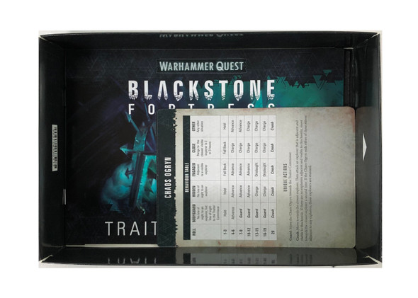 Warhammer Quest Blackstone Fortress Traitor Command Expansion Foam Tray