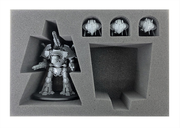 Adeptus Titanicus 1 Warbringer 1 Reaver Titan 6 Imperial Knight Foam Tray (BFS-4)