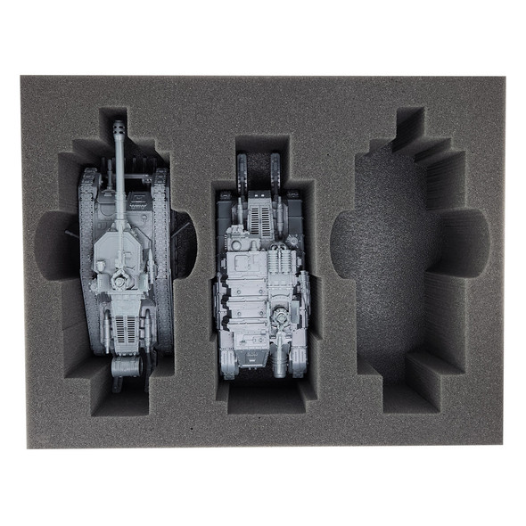 (30k) Horus Heresy Solar Auxilia 2 Malcador 1 Dracosan Armoured Transport Foam Tray (BFL-4)