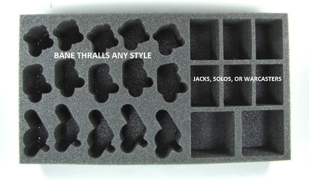 (Cyrx) Cryx Bane Thralls Troop Foam Tray (PP-2.5)
