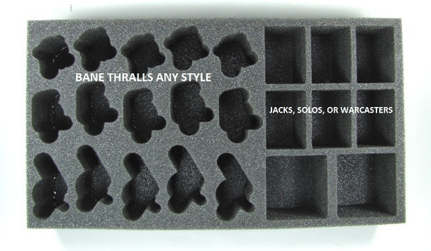 (Cyrx) Cryx Bane Thralls Troop Foam Tray (PP-2.5)