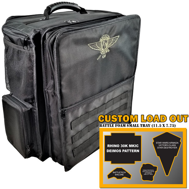 (Go) P.A.C.K. Go 2.0 Horizontal Custom Load Out (Black)