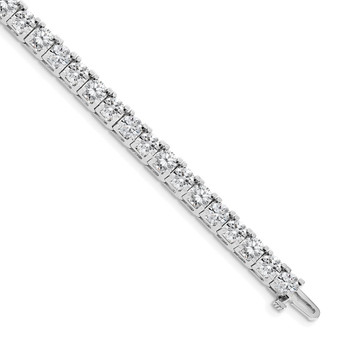 14k White Gold AA Diamond Tennis Bracelet Fine Jewelry Gift - X2048WAA