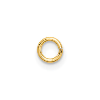 14k Yellow Gold 20 Gauge 4.5mm Round Jump Ring Setting