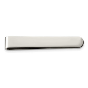 Chisel Stainless Steel Polished Tie Bar / Money Clip