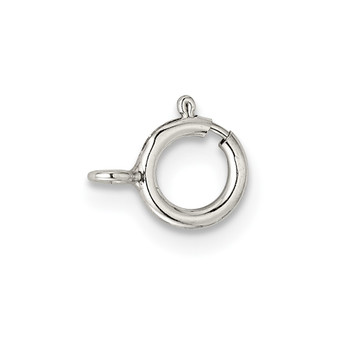 Sterling Silver 6.0mm Spring Ring W/ Open Ring Clasp