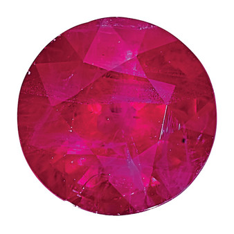 RUBY, 3.75MM ROUND , A QUALITY