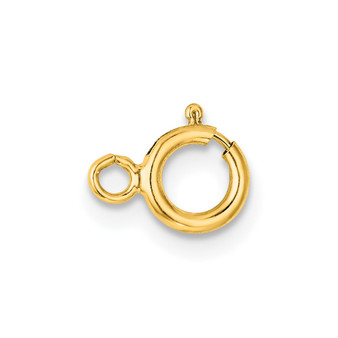 14k Yellow Gold Spring Ring W/ Flat Ring Clasp - YG1714