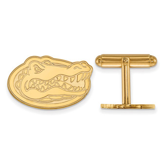 14k Gold LogoArt University Of Florida Gator Cuff Links