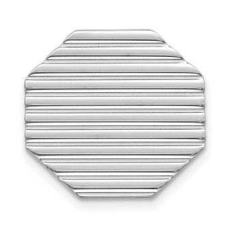 Sterling Silver Rhodium-plated Tie Tac - QQ187