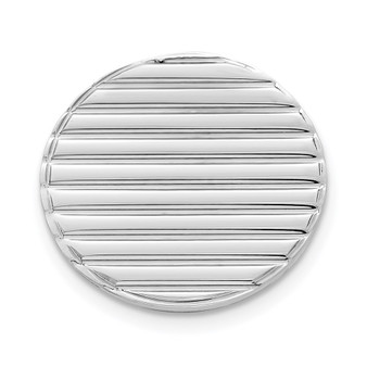 Sterling Silver Rhodium-plated Tie Tac - QQ189
