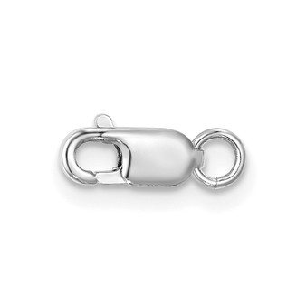 10k White Gold Standard Weight Lobster W/ Jump Ring Clasp - 1W1616